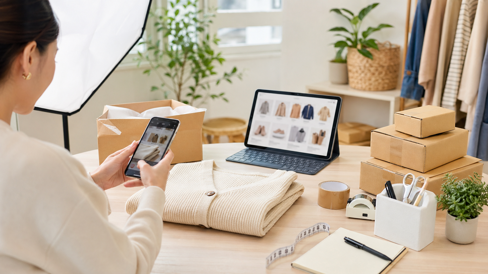 AI 二手出品优化报告宣传图